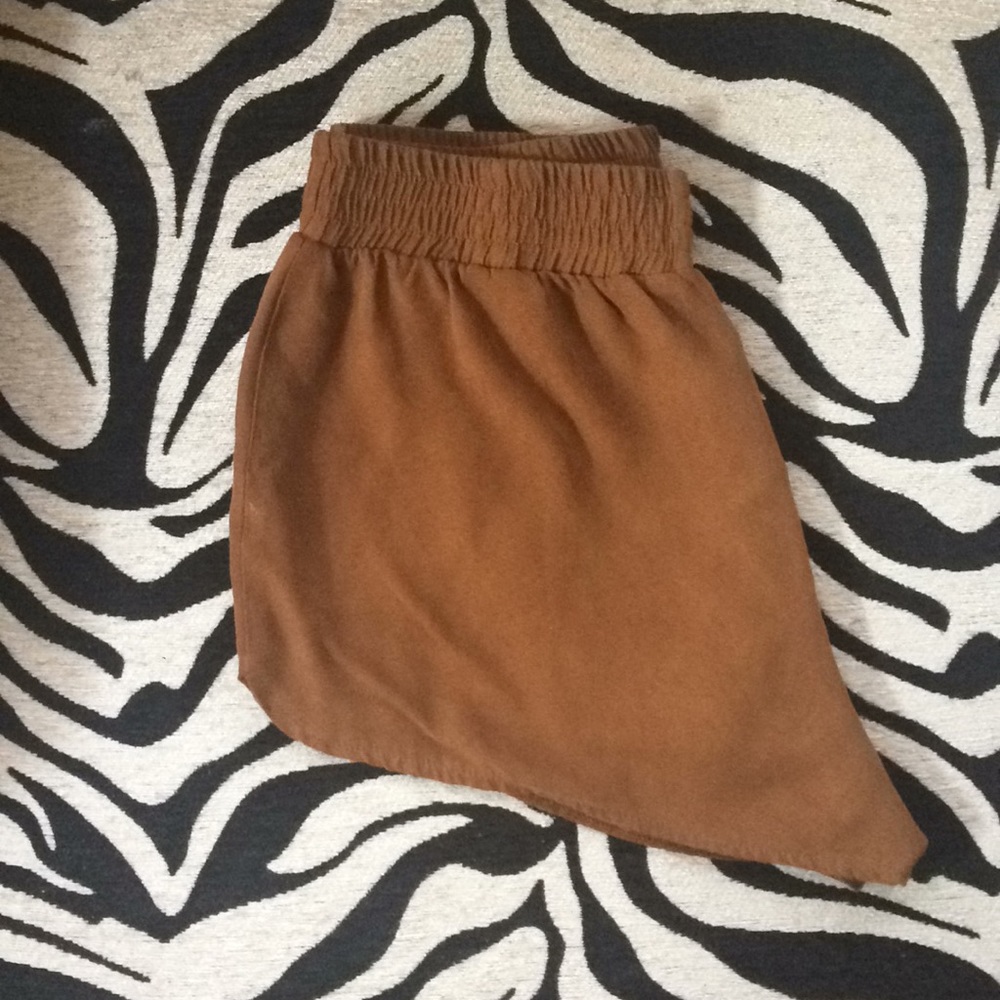 Suede shorts